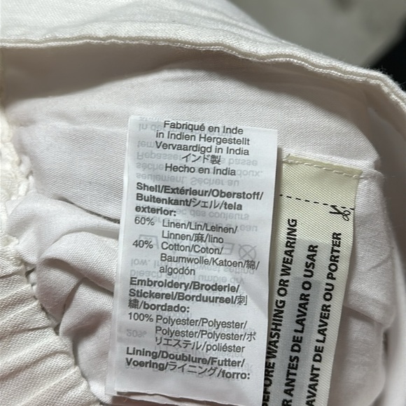 NWT J.Crew Factory blue floral embroidery Skirt. Size: XS / Box 13-46‎ - Picture 9 of 9